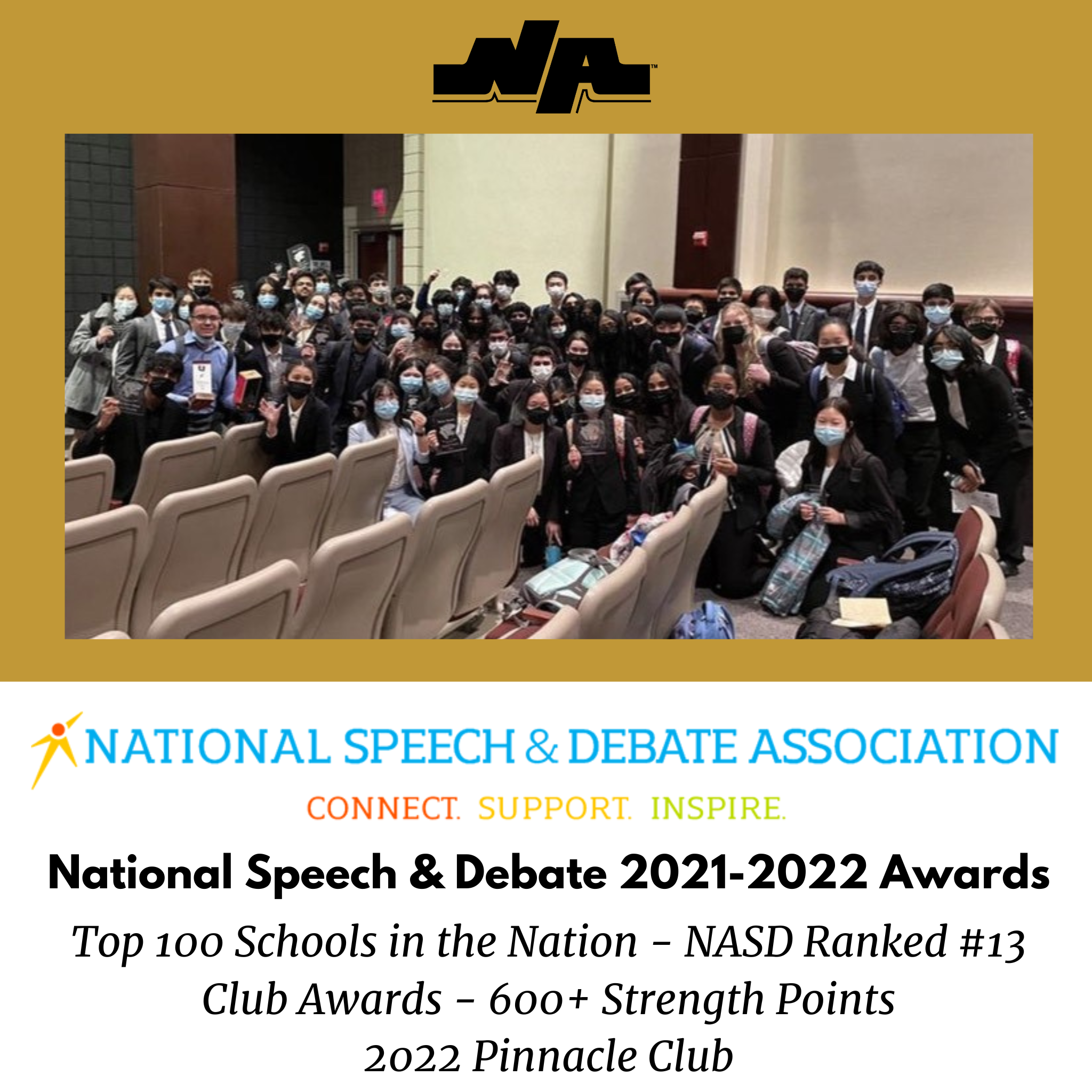 National Speech & Debate 2021-2022 Awards
