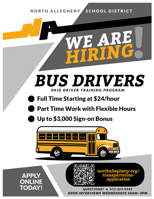 Transportation Department Now Hiring