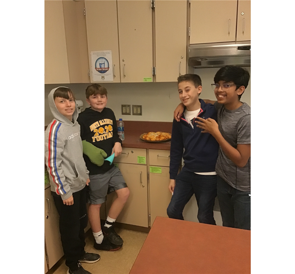 IMS students are proud of their Legendary Pizza Bubbly.
