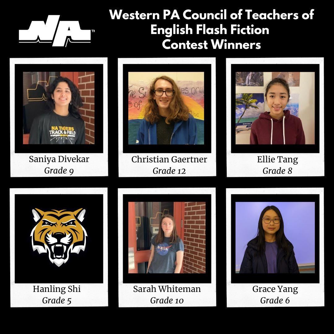 Western PA Council of Teachers of English Flash Fiction Contest Winners