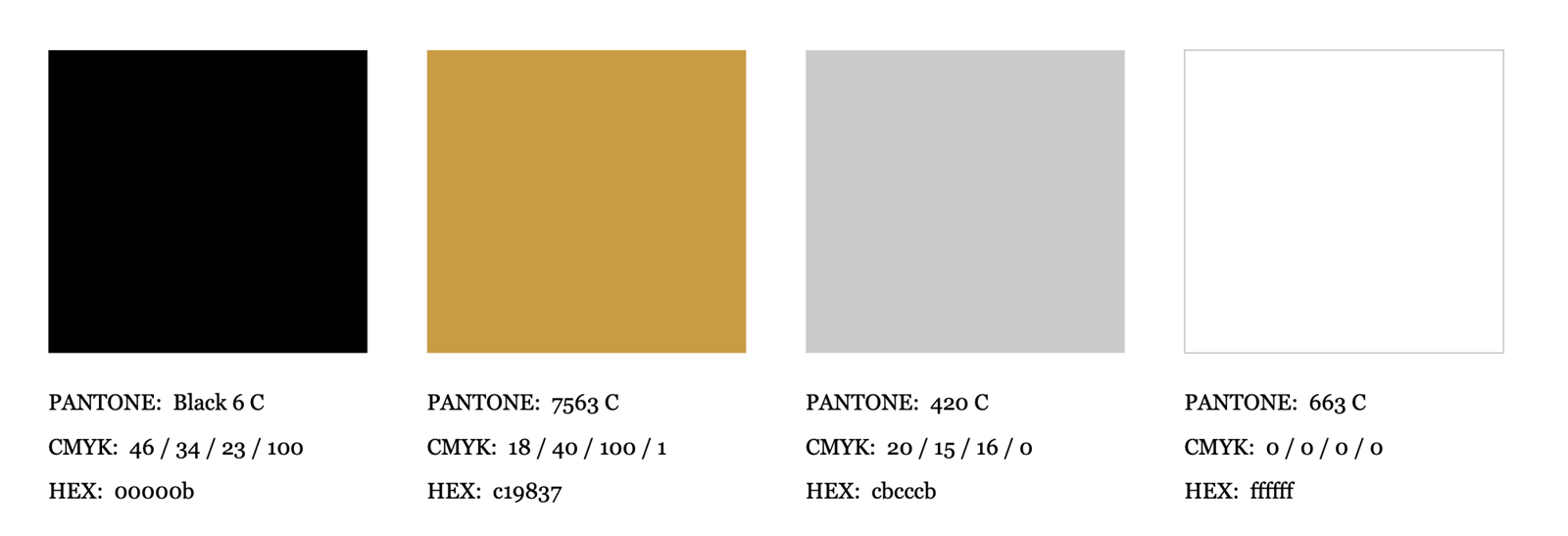 NA brand colors